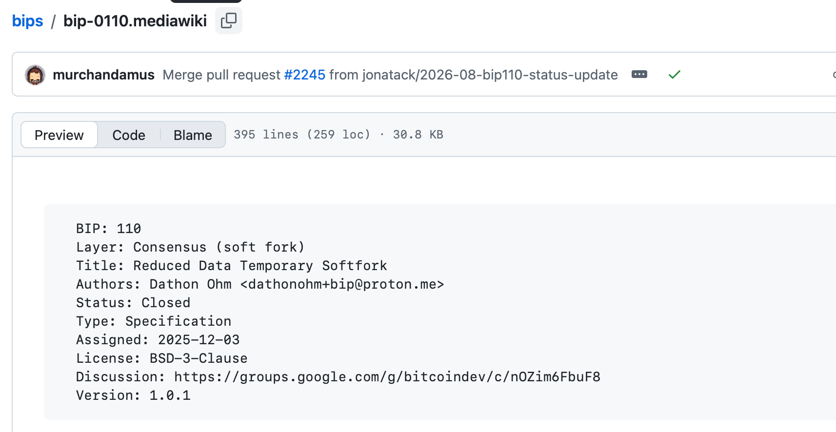 BIP-110: Let's analyse