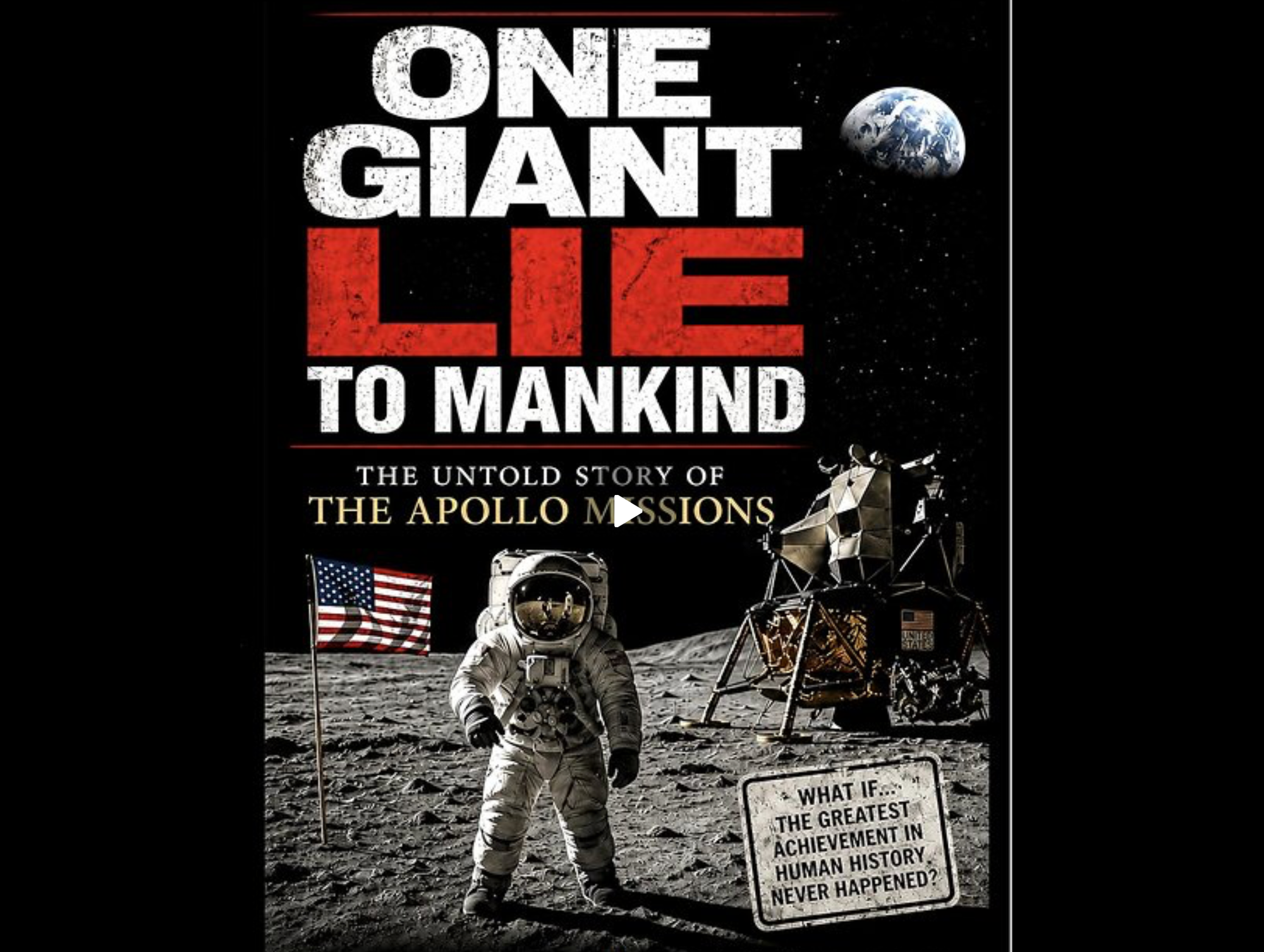 One giant lie to mankind