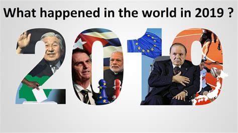 What happened in 2019