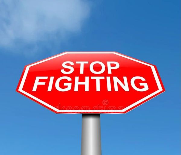 16 - Stop fighting!