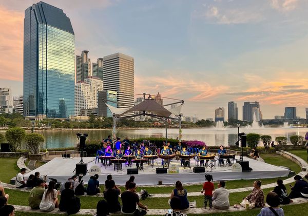 Evenings in Benjakitty park