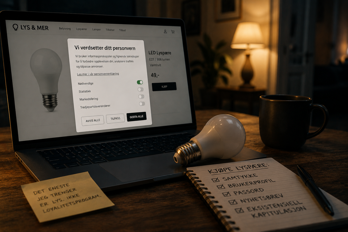 So now I own a new light bulb. And a new online account. I'm just not sure which one will last longer.
