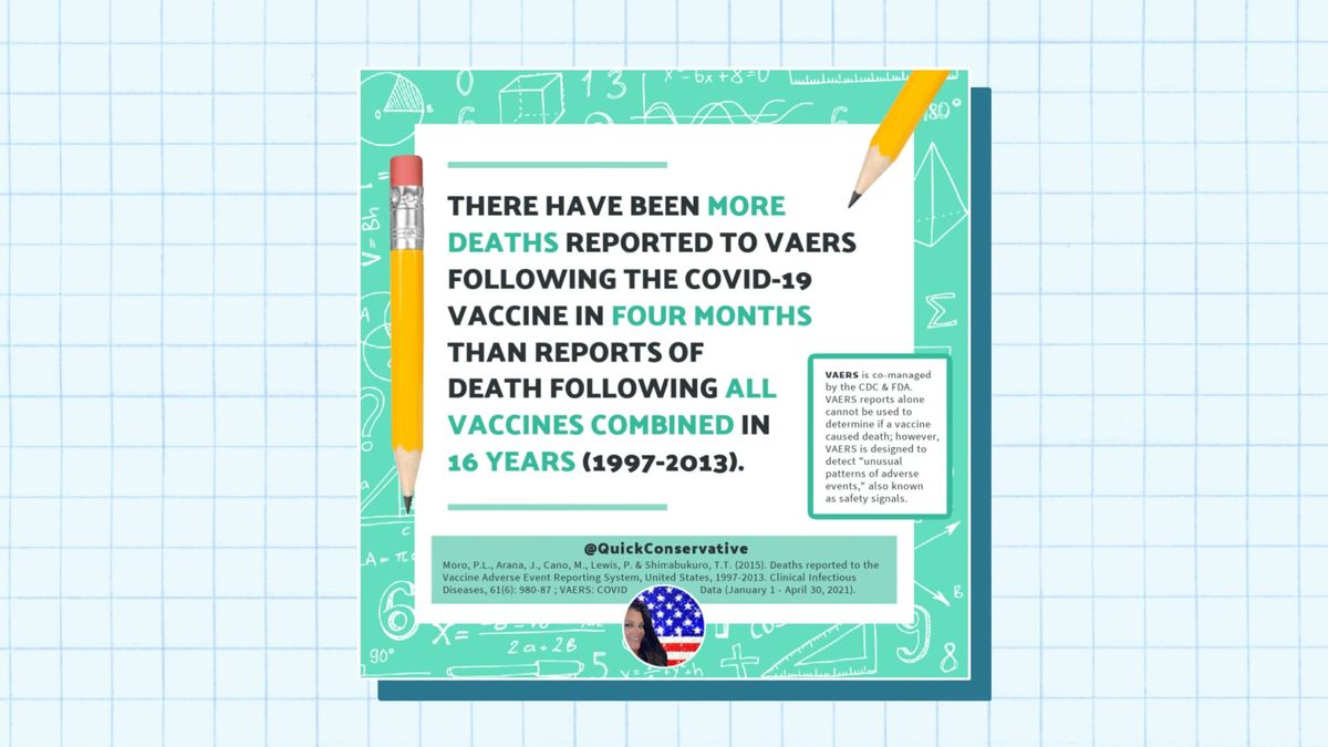 COVID-19 Vaccine: Deaths Reported to VAERS Higher than All Vaccines Combined (1997-2013)