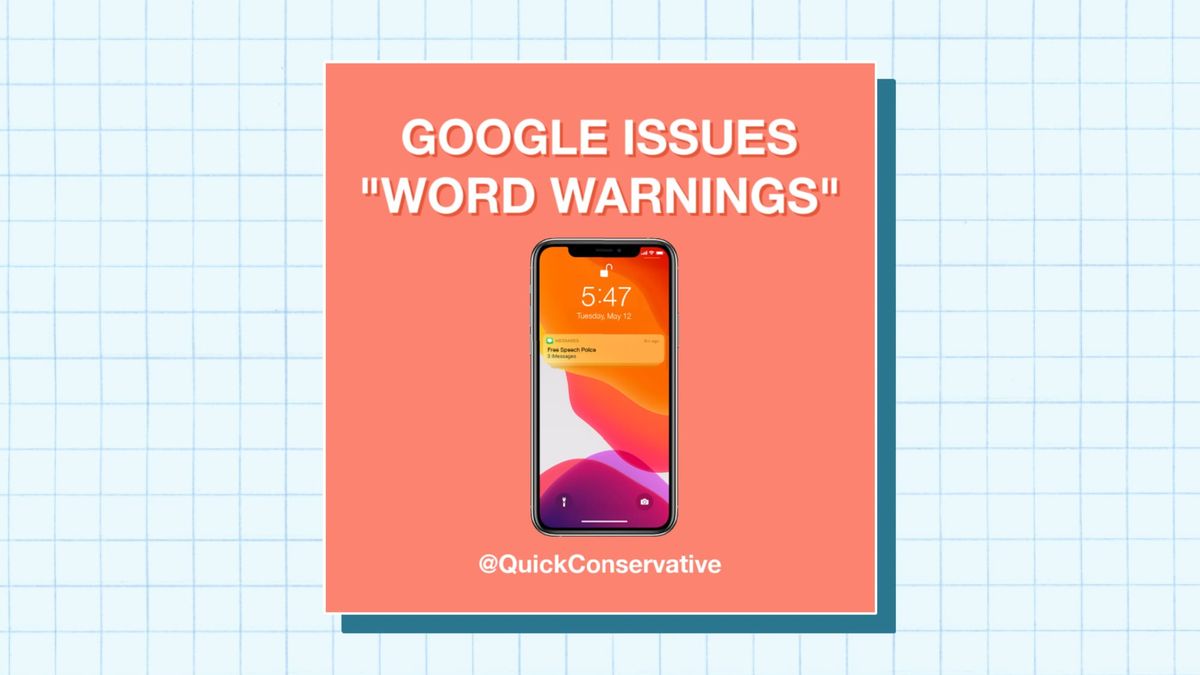 Google Issues "Word Warnings"