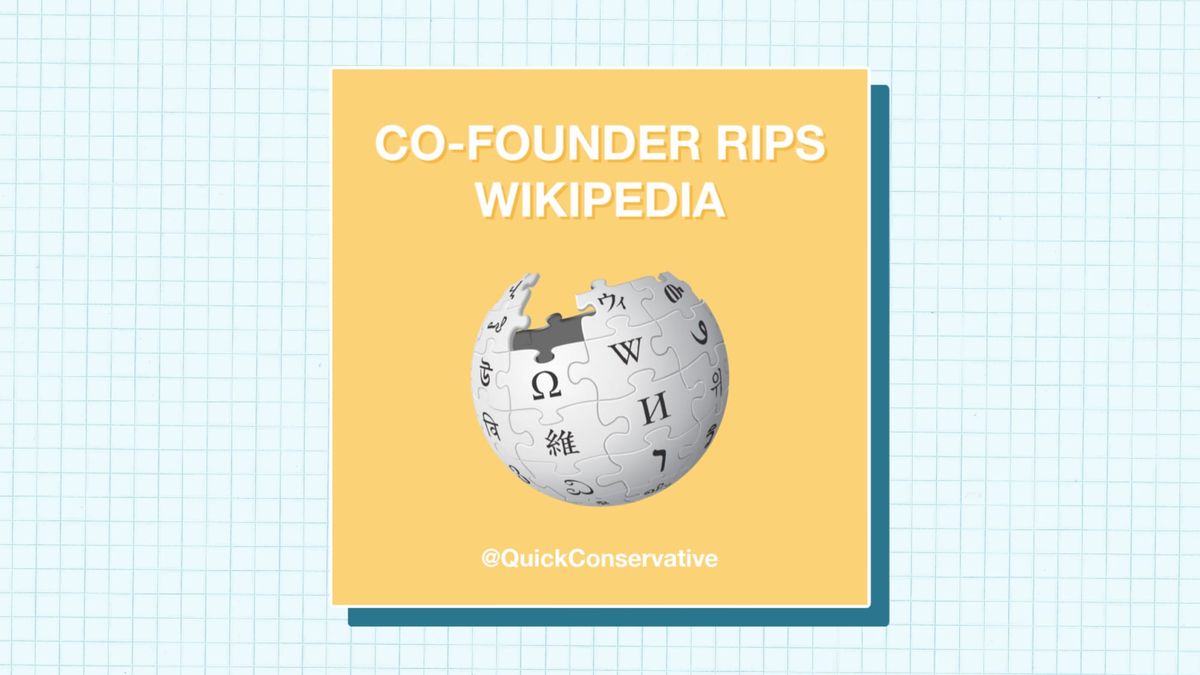 Co-Founder Blasts Wikipedia for Liberal Bias