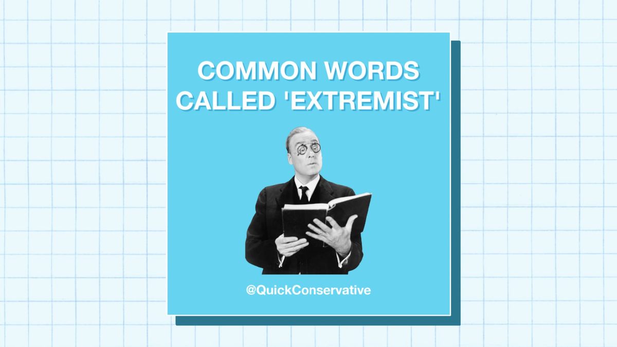 Common Words Called "Extremist"