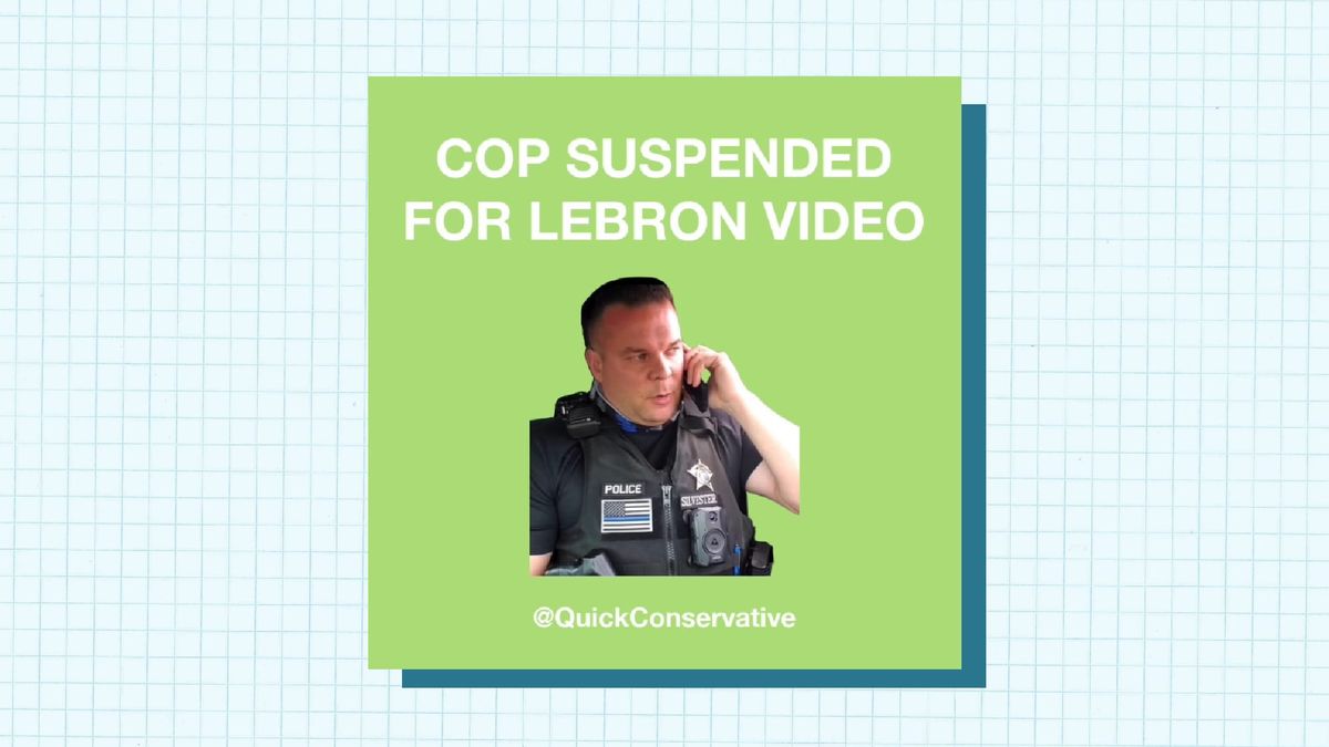 Cop Suspended for Lebron James Video