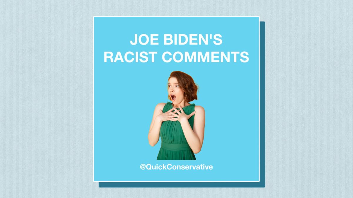 Joe Biden's Racist Comments