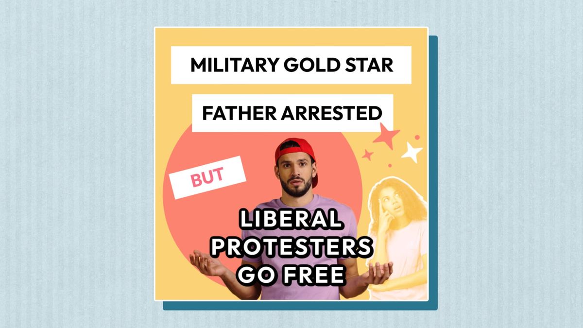 Military Gold Star Father Arrested, But Democrat Protesters Go Free