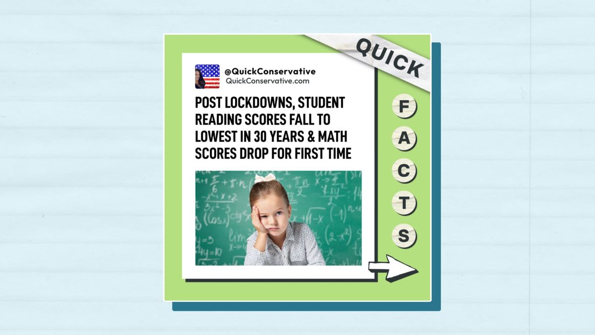 Post-Lockdowns, Student Scores Fall