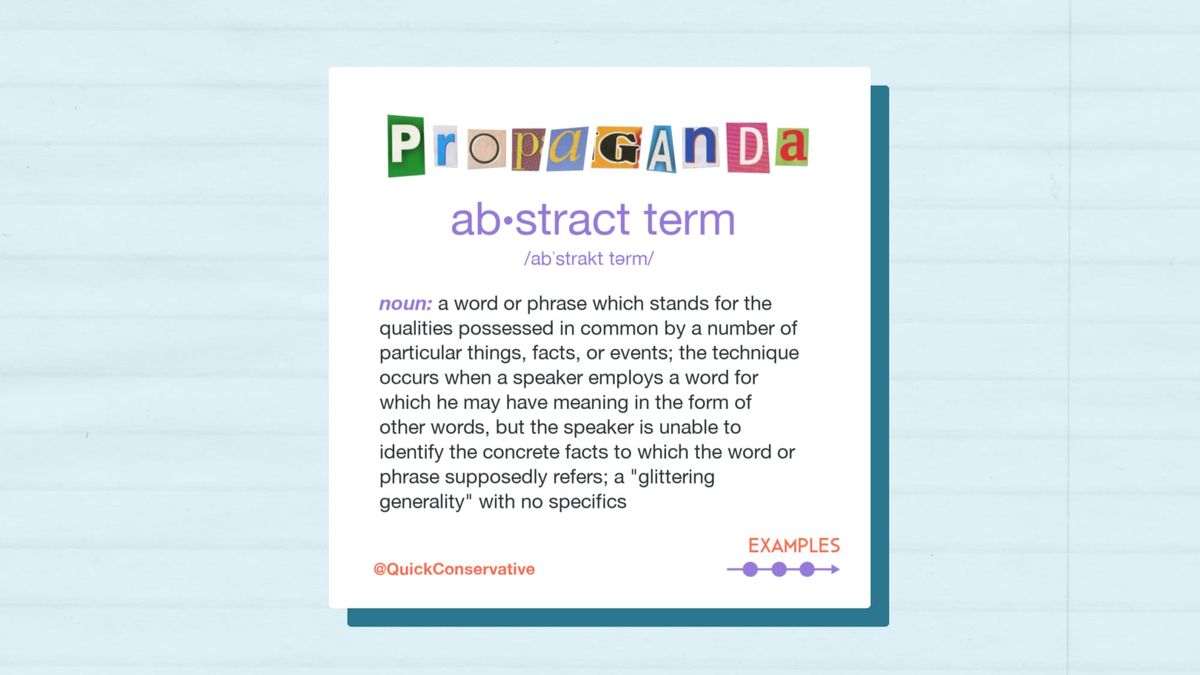 Propaganda: Abstract Term