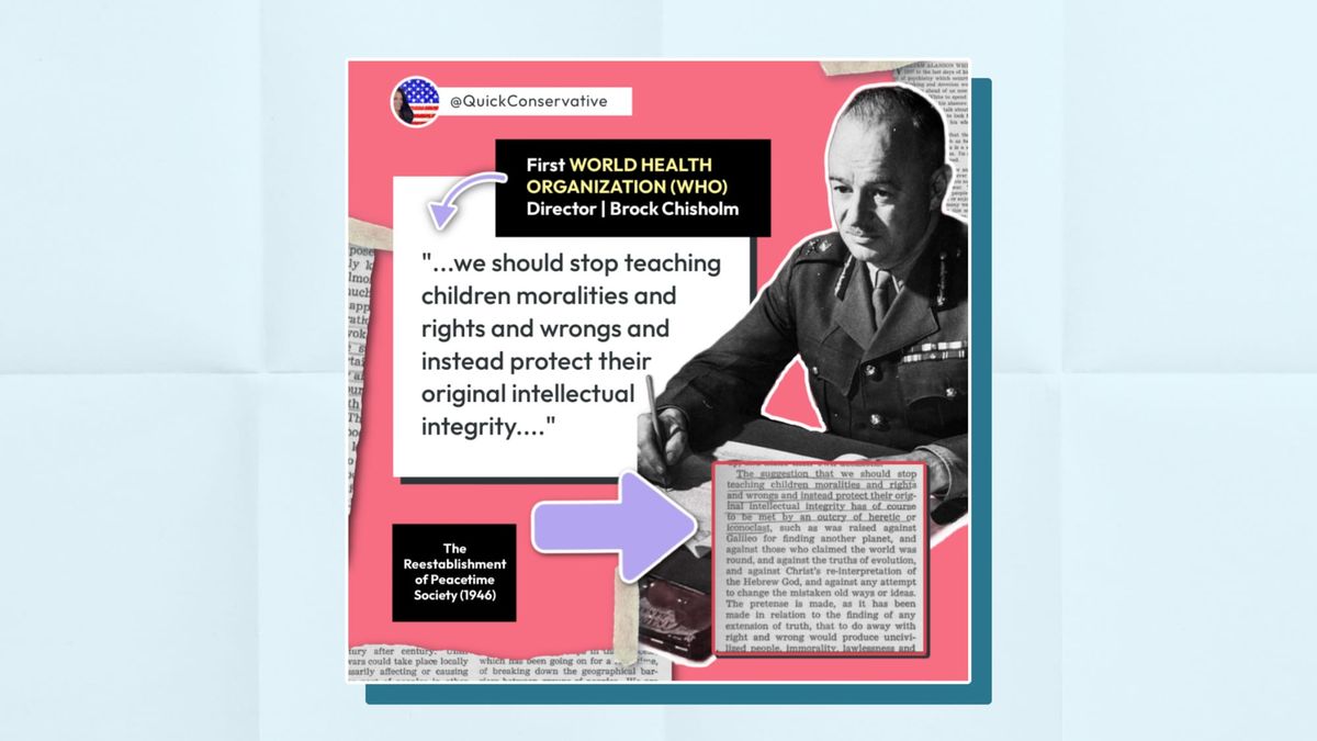 "To Achieve World Government..." Fact-Check