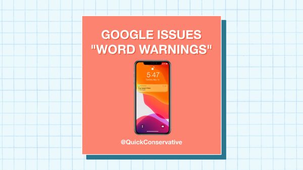 Google Issues "Word Warnings"