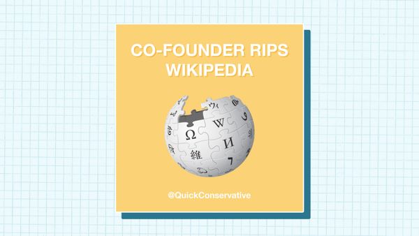 Co-Founder Blasts Wikipedia for Liberal Bias