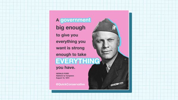 Gerald Ford: 'A Government Big Enough' Quote