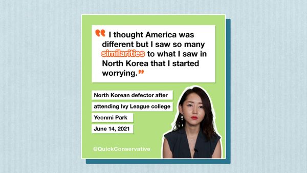 North Korean Defector Sees "Similarities" in America