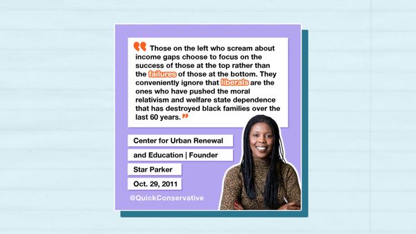 Star Parker: Liberal Policies Are Destroying Black Families