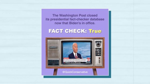 Washington Post Stops Presidential Fact-Checker Database