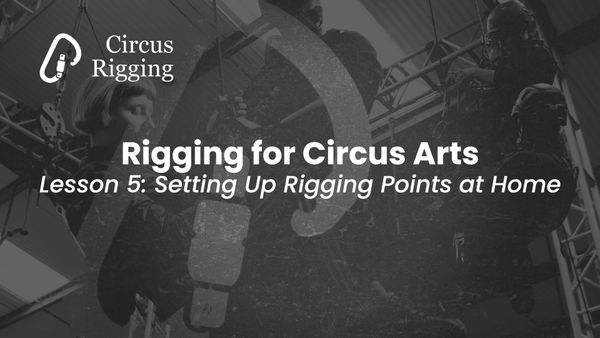 Lesson 5: Setting Up Rigging Points at Home