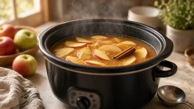 Crockpot Apple Cider From Juice and Pantry Spices