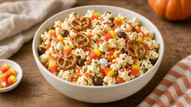Halloween Popcorn Mix From the Snack Cabinet