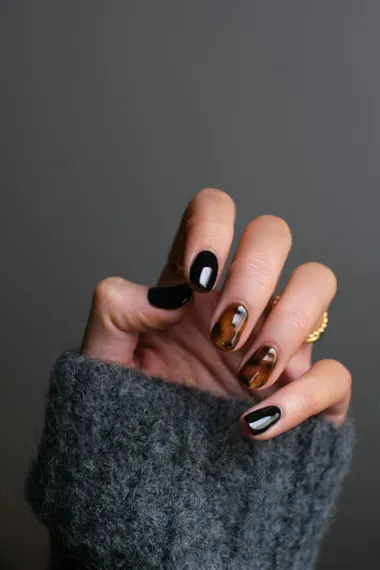 Chocolate Nails at Home in Ten Minutes Flat