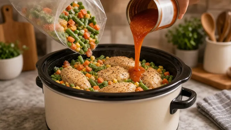 Slow-Cooker Dump Dinners From the Freezer and Pantry