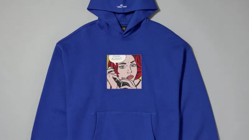 Official Gap x Lichtenstein x Whitney Ohhh Alright Heavyweight Hoodie product photo