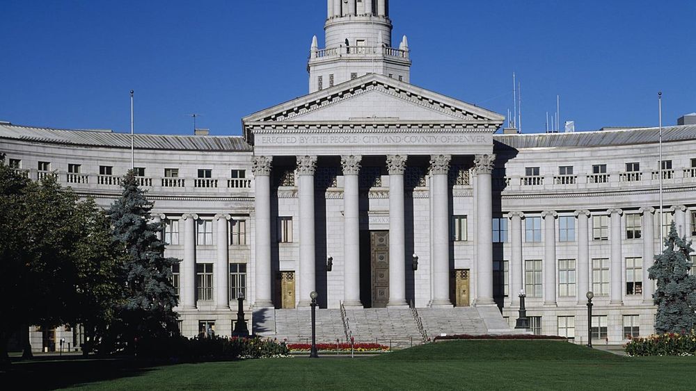 The Denver City and County Building, home of the Denver District Court