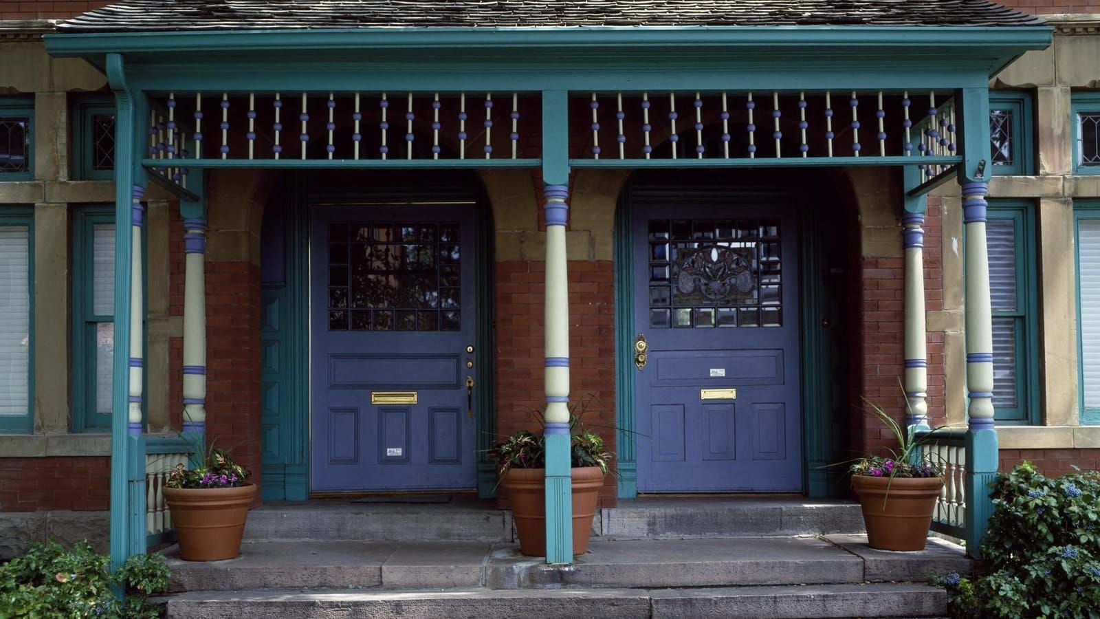 A row house in Denver