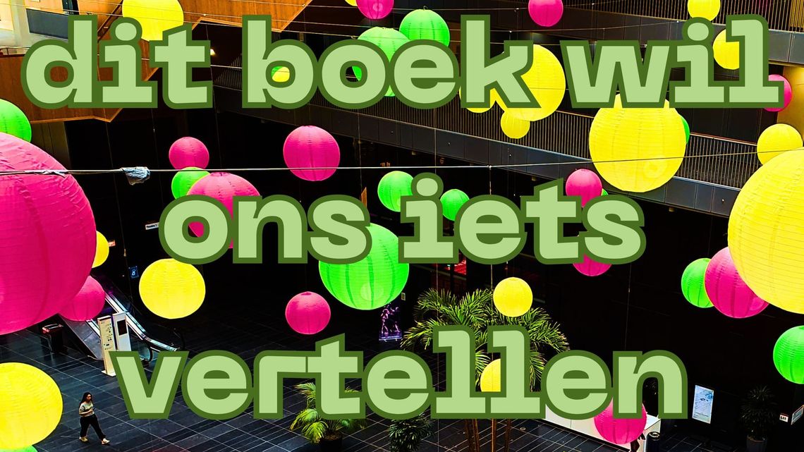 Dit boek wil ons iets vertellen