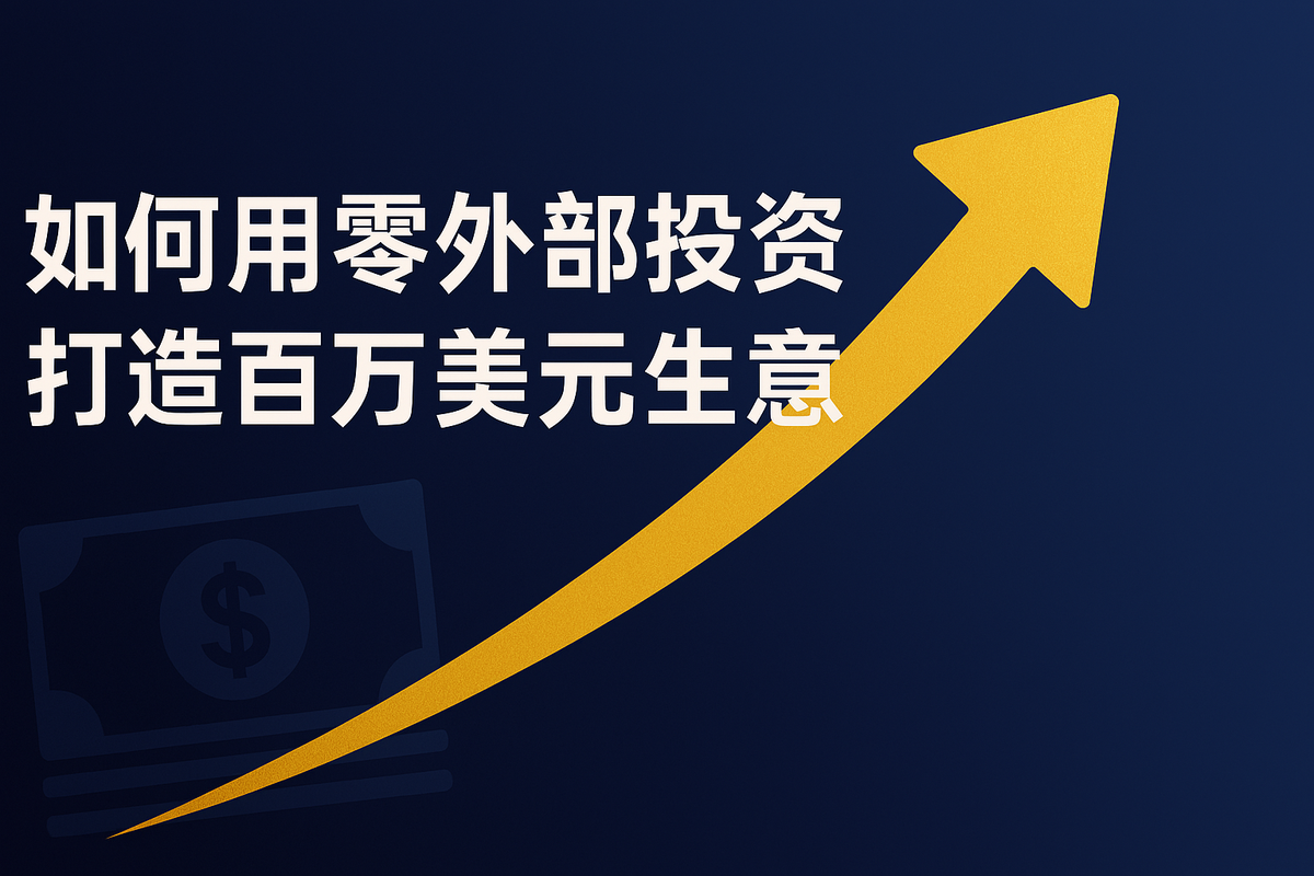 如何用零外部投资打造百万美元生意