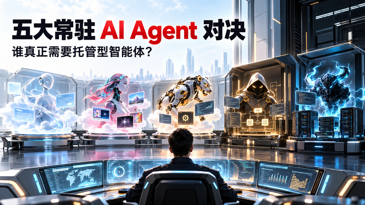五大常驻 AI Agent 对决：谁真正需要托管型智能体