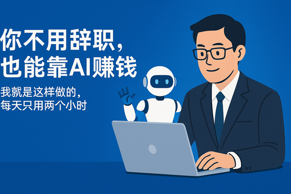 你不用辞职，也能靠AI赚钱