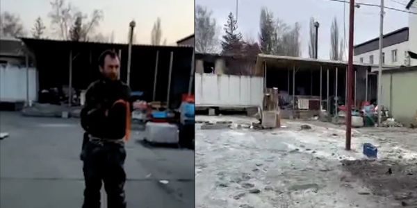 Ukrainian Journalist Finds Charred Remains Where Alleged War Crime Was Filmed