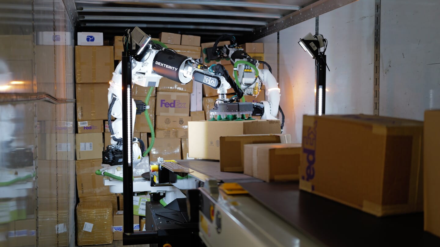 FedEx puts a dual-armed loader into production