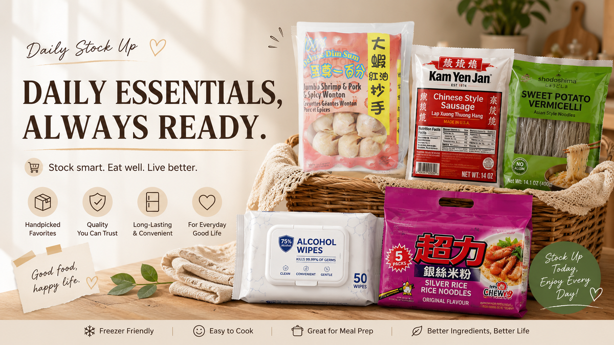 多伦多超市周好价：大虾云吞$5.99 红薯粉丝$1.99 5样省$13（2026年5月22-28）