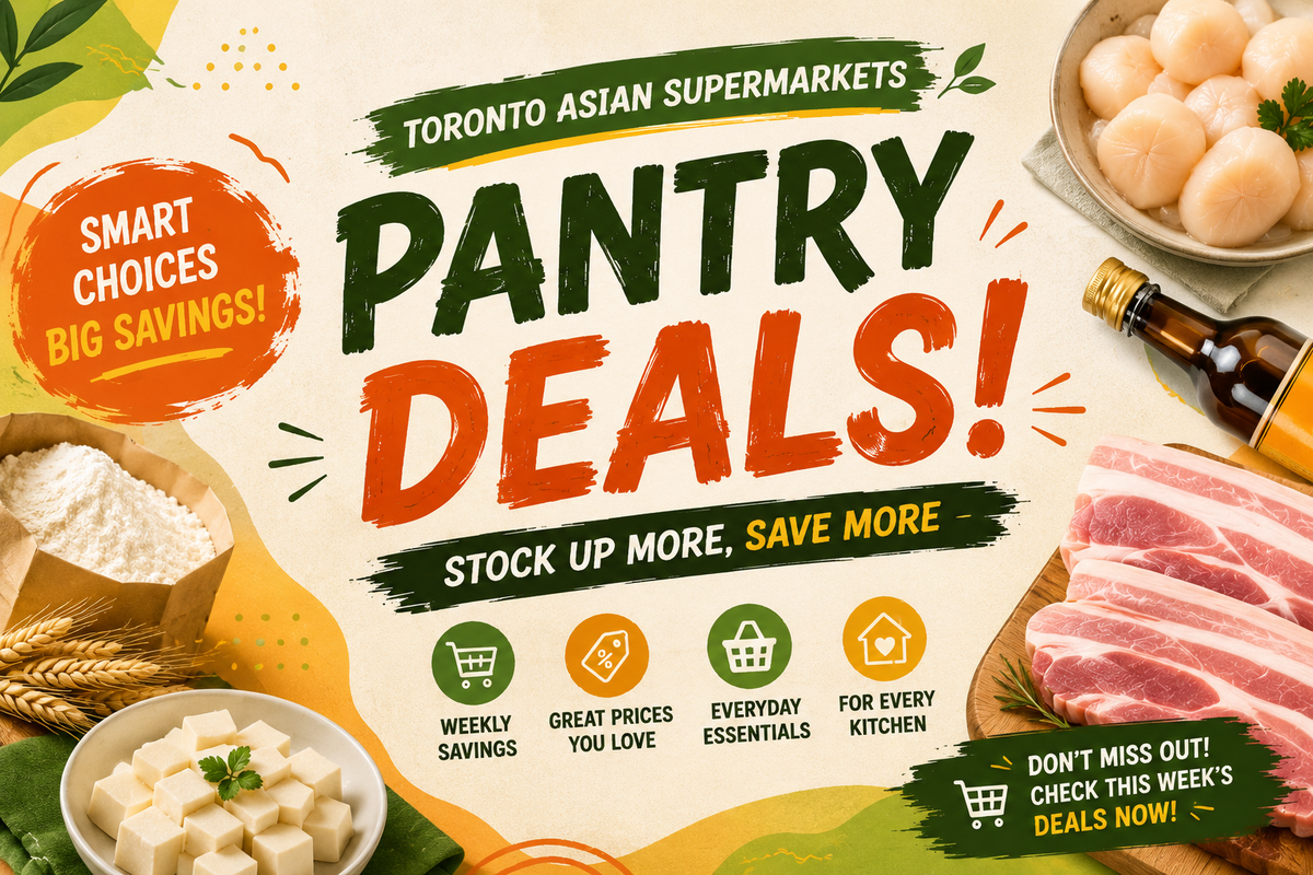 Toronto Supermarket Pantry Stock-Up Guide: Flour $12.88, Tofu Half Price