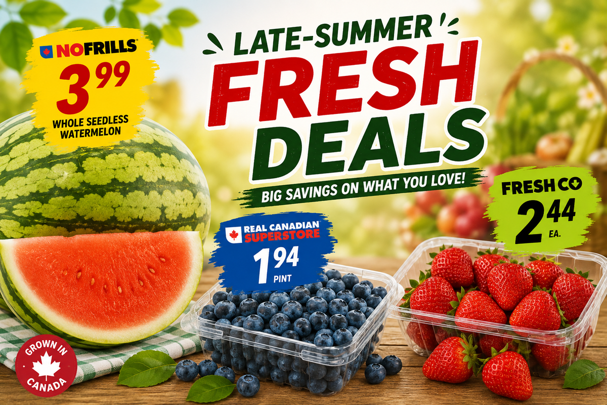 GTA Grocery Deals This Week: Blueberries $1.94, Strawberries $2.44 and Watermelon $3.99
