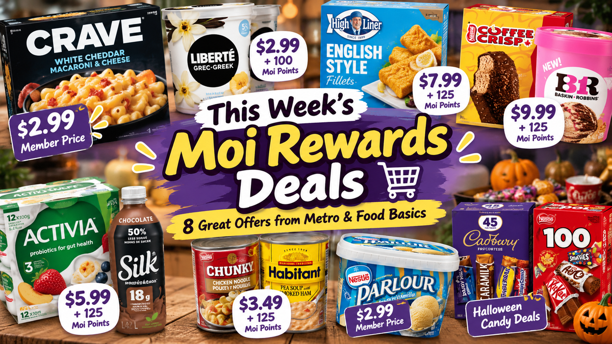 本周Moi Rewards：冷冻食品$2.99会员价，鱼柳$7.99返125分，还有万圣节糖果活动