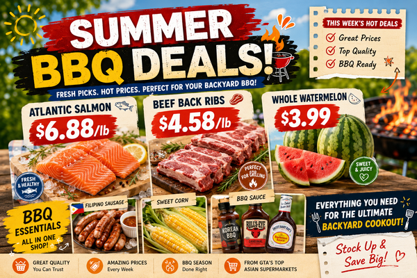 Toronto Summer BBQ Deals: Atlantic Salmon $6.88/lb, Beef Back Ribs $4.58/lb, Whole Watermelon $3.99 (June12-18 2026)