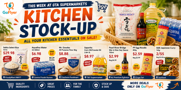 Toronto Pantry Restock Deals: Sekka Rice 40lbs $29.98, Pearl River Bridge Soy Sauce $2.99, Japanese Curry 2 for $5 (July17-23 2026)