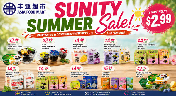 Asia Food Mart Sunity Sale: Grass Jelly $2.99, Herbal Jelly $2.99 and Summer Desserts from $4.99