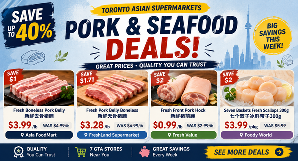Toronto Asian Supermarket Weekly Deals: Pork Belly