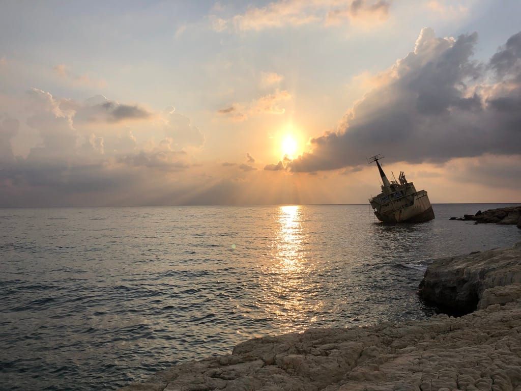 Sunset in Paphos, Cyprus