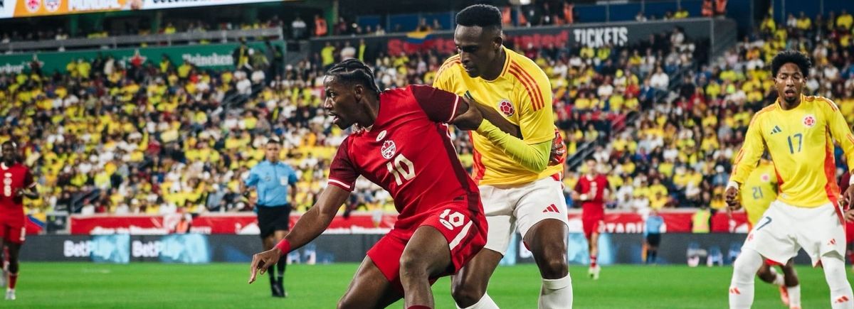 Canada battles Colombia to credible draw in friendly