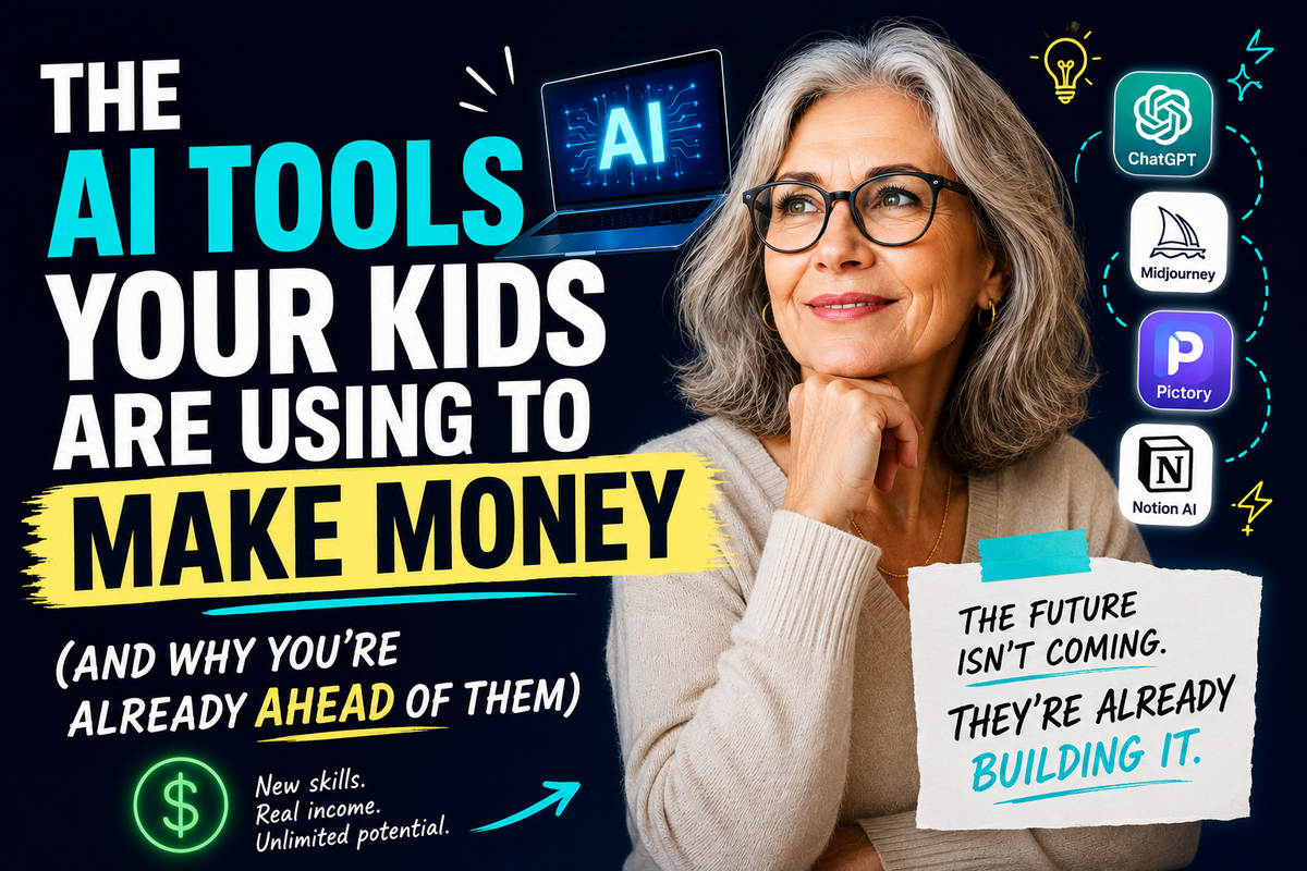 The AI tools your kids are using to make money (and why you're already ahead of them)
