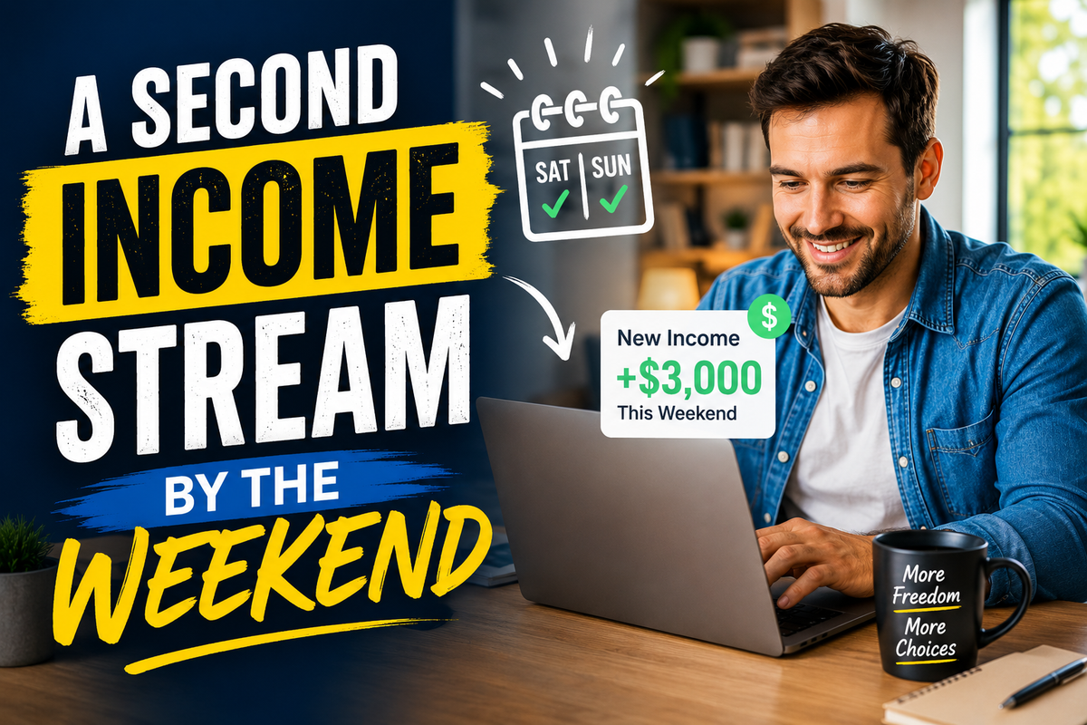 A second income stream by the weekend