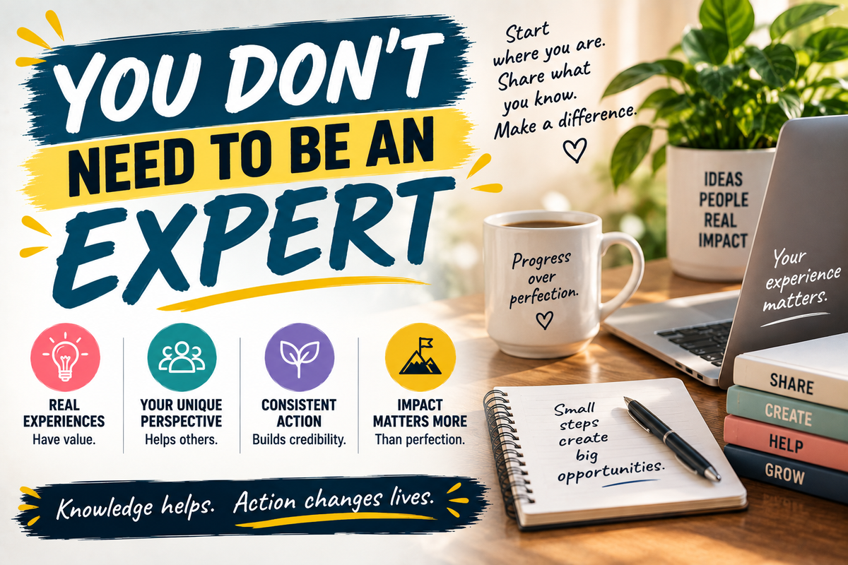 "You don't need to be an expert"