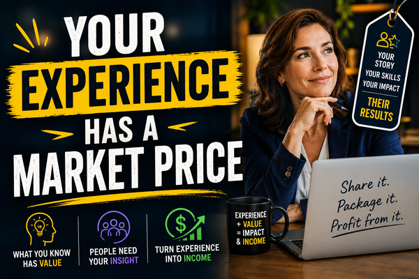 Your experience has a market price